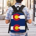 thumbnail image 6 of Carry On Backpack Flag Of Colorado Travel Laptop Backpack For Women Men Traveling Business Hiking Casual Gym, 6 of 7