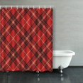 thumbnail image 1 of BSDHOME Check Red Tartan Seamless Pattern Shower Curtains Bathroom Curtain 60x72 Inch, 1 of 1
