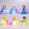 thumbnail image 3 of Disney Princess Toys Frozen Elsa Cenicienta Ariel Alice Magic Clip Dress Clothes Change Figures Dolls, 3 of 4