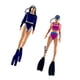 thumbnail image 3 of 2pcs 1/64 Skala Mermaid Número de buceo Mini Figuras humanas para accesorios de casas de muñecas, 3 of 9