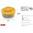 thumbnail image 2 of SIGNORA WARE 2-Piece Airtight Salt and Pepper Shakers Set, BPA-Free, Yellow, 2 of 6