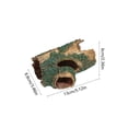 thumbnail image 3 of Reptile Tree House Hideout, Resin Turtle Basking Platform with Cave, Artificial Rock Climbing Decoration for Aquarium, Terrarium, and Lizard Habitat, 3 of 6