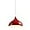 Red, variant on Simple Colorful Metal Pendant Light Fixture for Kitchen Island, Retro Farmhouse Pendant Lighting for Dining Room, Minimalism Rustic Pendant Light, Vintage Industrial Pendant Lamp