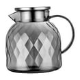 thumbnail image 3 of jifeng Pichet à Boisson avec Couvercle, Grand Alésage, Pichet en Verre pour Boisson Thé Glacé Lait 1500 ml, 3 of 9