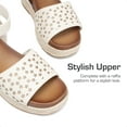 thumbnail image 2 of DREAM PAIRS Girls Flatform Wedge Open Toe Espadrille Sandals with Buckle Ankle Strap for Little Kid/Big Kid, 2 of 7