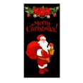 thumbnail image 1 of TQEHS Decoración navideña para puerta de entrada, cortina para puerta, árbol de Navidad, Papá Noel R5P2, 1 of 6