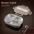 thumbnail image 3 of Portable Lunch Box Insulated Lunchbox Office Worker Students Stainless Steel Sealed Bento Box Microwave Heating, 3 of 5