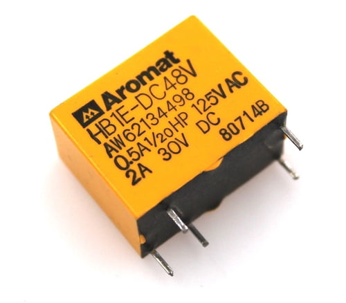 Aromat, DIP Relay HB1E-DC48V, 48V - Walmart.com