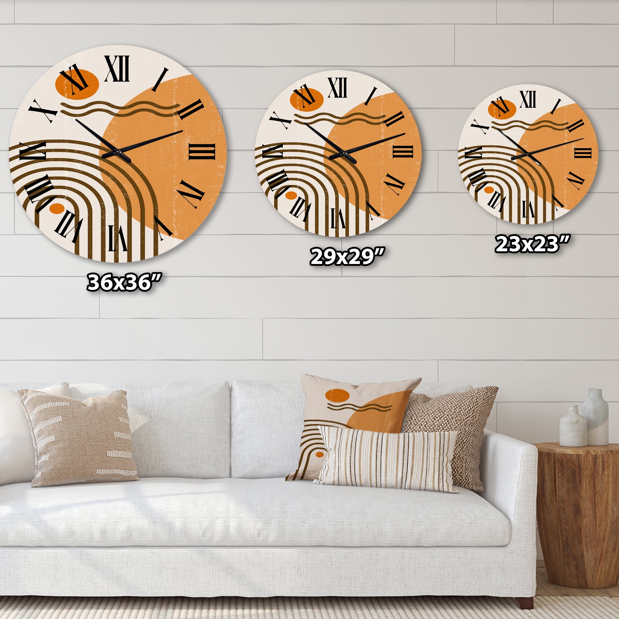 Designart 1 in Quartz Modern/Contemporary Wall Clock