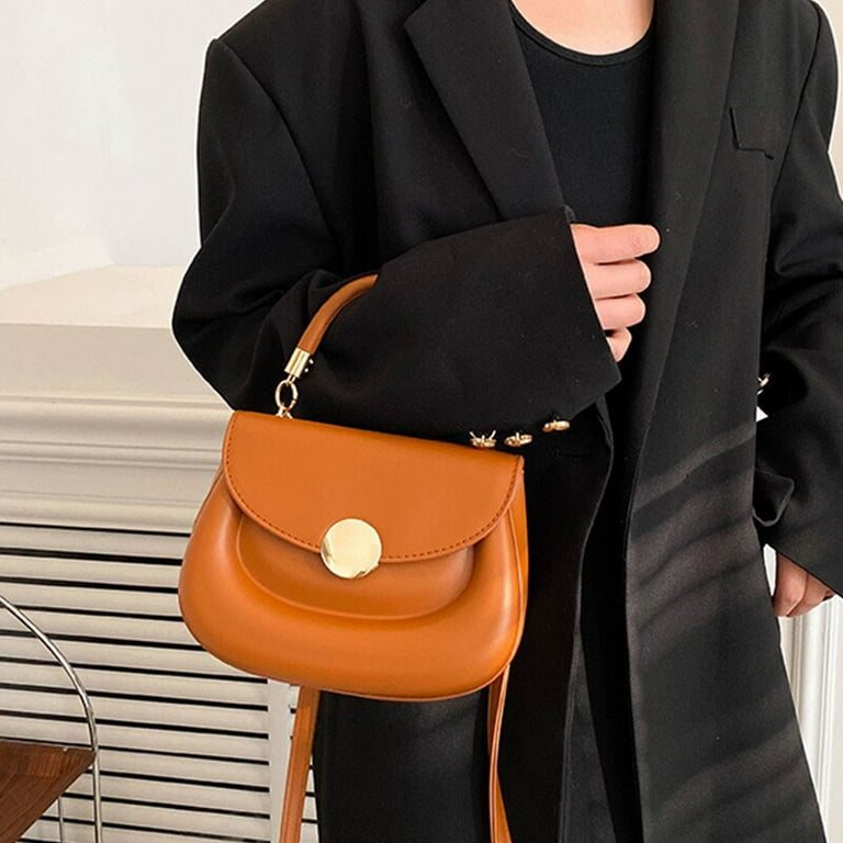 Cocopeaunt Vintage Embroidery Shoulder Bag for Women Luxury Brands Top-Handle Handbags Female PU Leather Messenger Crossbody Bag Tote Bolsa, Adult