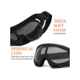 thumbnail image 5 of Ski Goggles Motorcycle Goggles Snowboard Goggles for Men Women Kids UV Protection Foam Anti-Scratch Dustproof, 5 of 8