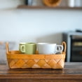 thumbnail image 4 of Panier de Rangement Portable en Rotin Fait Main avec Poignée, 4 of 12