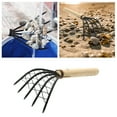 Rake With Mesh Mesh 15 Inch Japanese Hand Rake 5 Teeth Steel Clam Long