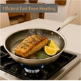 thumbnail image 5 of Mainstays 12-inch Tri-Ply Stainless Steel Hybrid Non-Stick Fry Pan with Cool Touch Handle, 5 of 16