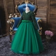 thumbnail image 5 of Fesfesfes Girls Dress Kids Long Sleeve Princess Dress Long Sequin Dress Dress, 5 of 9