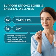 Bone Health Formula - Plant-Based Calcium, Magnesium, Potassium, Vitamin C,D,K - Support Healthy & Strong Bones and Improve Bone Density Naturally - Doctor Approved Formula, 6 Bottles