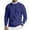 Dark Blue, variant on LTTVQM Mens Crew Neck Sweaters Long Sleeve Lightweight Knit Dress Pullover Sweaters Khaki L