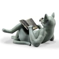 thumbnail image 2 of Pequeña resina mesa escultura animal figurilla jardín jardín patio estatua sala de estar ornamento navidad colección decoración suministros Jumpingount HA011914-00B, 2 of 6