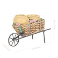 thumbnail image 2 of unbranded Maceta De Carrito En Resina Y Hierro Para Plantas Suculentas Hogar Oficina, 2 of 6