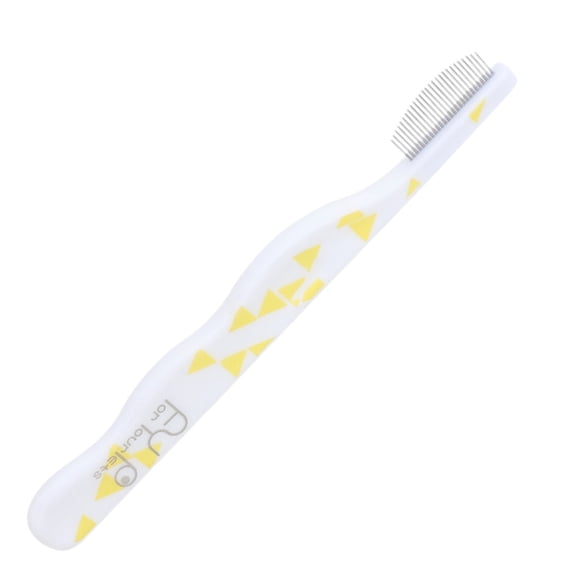 TIELUTT Pet Comb Massage Comb Stainless Steel Round Head with Fine Teeth Dog Facial Comb Suitable for Pug Accessories Dog Place Accessories Dog Accessories for Puppies Train Dogs Leash Dog Walk Access