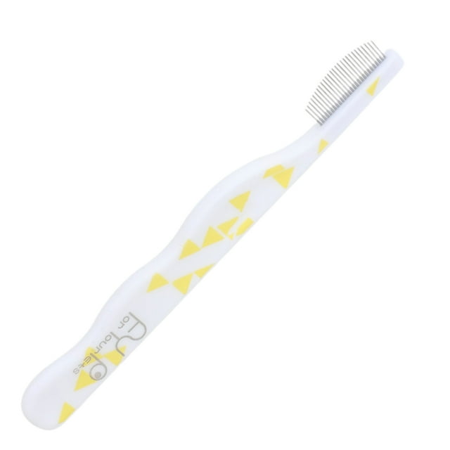 Pet Comb Massage Grooming Tool Stainless Steel Round Head Fine Teeth Dog Cat Facial Comb Tears Stains Easy Clean Durable