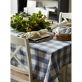 thumbnail image 2 of Stonewash Blue Buffalo Check Tablecloth 60x104", 2 of 11
