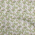 thumbnail image 1 of oneOone Cotton Poplin Twill Green Fabric Floral Diy Clothing Quilting Fabric Print Fabric By Yard 56 Inch Wide, 1 of 5