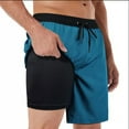 thumbnail image 4 of Zoeecloth Mens Boxer Swim Trunks Male Summer Casual Solid Color Shorts S-XXL, 4 of 9