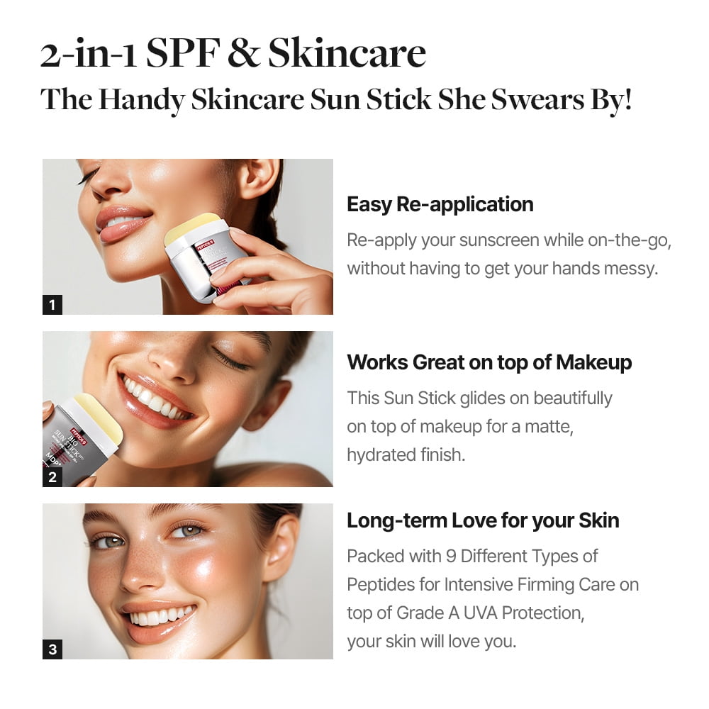MDP Peptide 9 Bio Sun Stick Pro – Broad Spectrum SPF, Lightweight Sunscreen, 19g