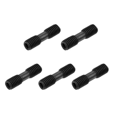 

Uxcell M8 x 30mm Hex Head Set Screws 1.25 Pitch Carbon Steel Socket Screw 5 Pack