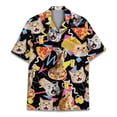 thumbnail image 4 of Camisa hawaiana divertida para hombre, sudadera playera con estampado de gato y música en 3D, camisa de manga corta de diseñador callejero, ropa para hombre de alta calidad, 4 of 5