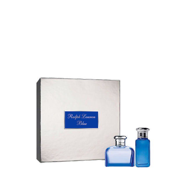 {Limited Edition} Ralph Lauren Blue 2 Piece Holiday Gift Set for Women