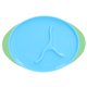 thumbnail image 5 of Platos de alimentación para bebés, plato dividido de entrenamiento de autoalimentación, utensilios para niños pequeños para comer azul, 5 of 5