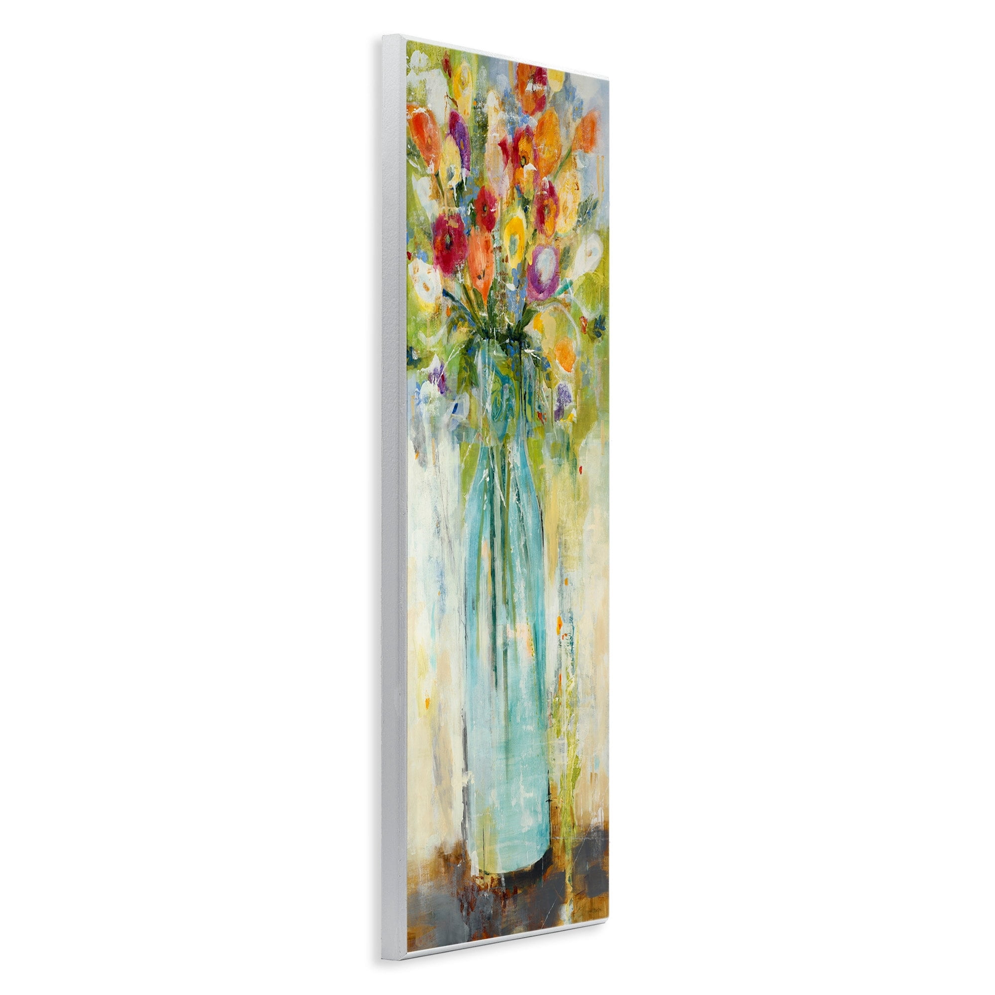 Stupell Industries Rustic Spring Bouquet Abstract Organic Shapes Design by Third and Wall