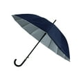 thumbnail image 2 of CTM Adult Sleek Solid Color Stick Umbrella, 2 of 4