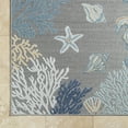 thumbnail image 6 of Livabliss Outdoor Rugs, 8x10 Lakeside Coastal Gray Area Rug for Patio, Porch, Deck, Backyard, Waterproof Indoor Outdoor Carpet (7'10" x 10'), 6 of 7