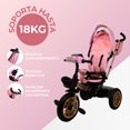 thumbnail image 2 of Triciclo Infantil Starkids Sk5548 Bicicleta Con Luz De Lujo Rosa, 2 of 5