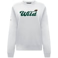 thumbnail image 2 of Women's Levelwear White Minnesota Wild Yvette Big Script Tri-Blend Sweatshirt, 2 of 3