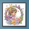 thumbnail image 3 of Pintura de diamante 5D DIY Kit de taladro en forma especial parcial corona niña (UP382), 3 of 9