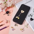 thumbnail image 5 of 12Pcs 3 Styles Type-C Dust Plug Charm 1.3~3.3 Inch Phone Hook Cherry Blossom Cell Phone Charm Dust Plug Keychain USB C Port Plug Cap Phone Anti-Dust Plugs for DIY, 5 of 6
