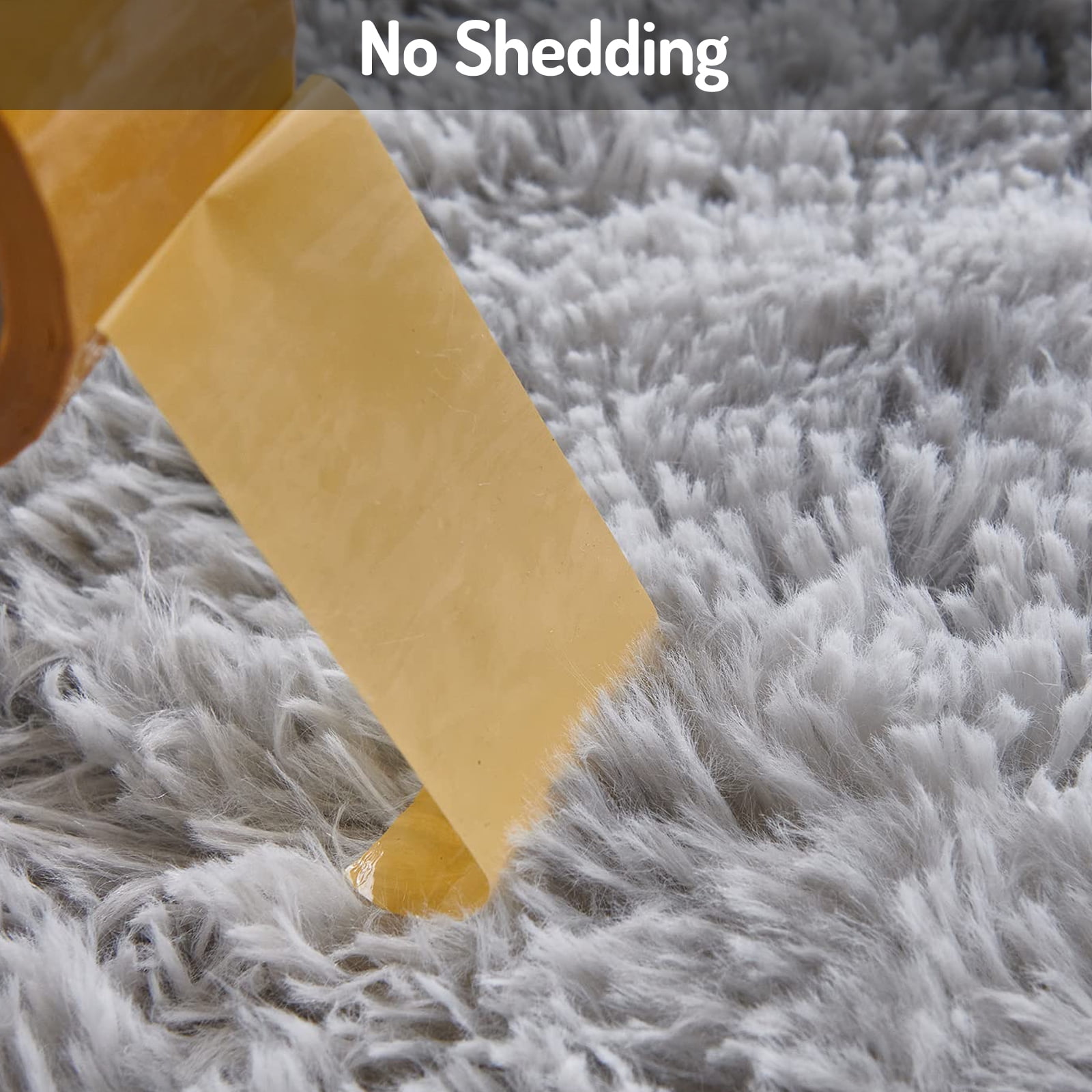 ZRSDIXK 8ft x 10ft Area Rug, Soft Fluffy Area Rugs for Living Room Bedroom Kids Room Decor Carpet, Light Gray