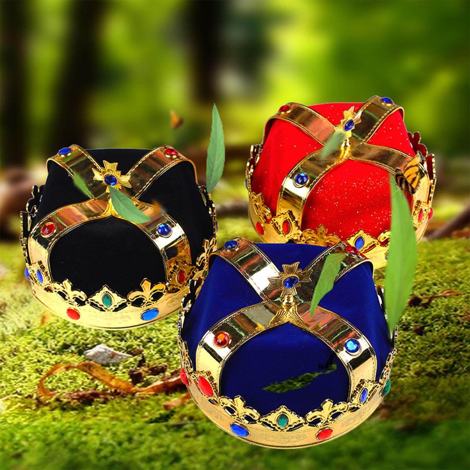 ROYAL ROI COSTUME Royale Couronnes Fête D'anniversaire Fournitures EUR