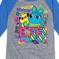 thumbnail image 3 of Toy Story 4 - Bff Ducky Bunny - Toddler & Youth Raglan Graphic T-Shirt, 3 of 4