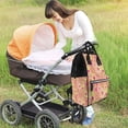 thumbnail image 6 of Daiia Yellow Flowers Large Capacity Baby Bag Waterproof Stylish Diaper Bag Mummy Backpack Adjustable Straps Diaper BagBaby Essentials Bag, 6 of 6