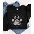 thumbnail image 6 of Life is Better with a Dog or Two or Three Sweatshirt for Women Funny Dog Mom Sweater Black Sweatshirt Adult X-Large, 6 of 7