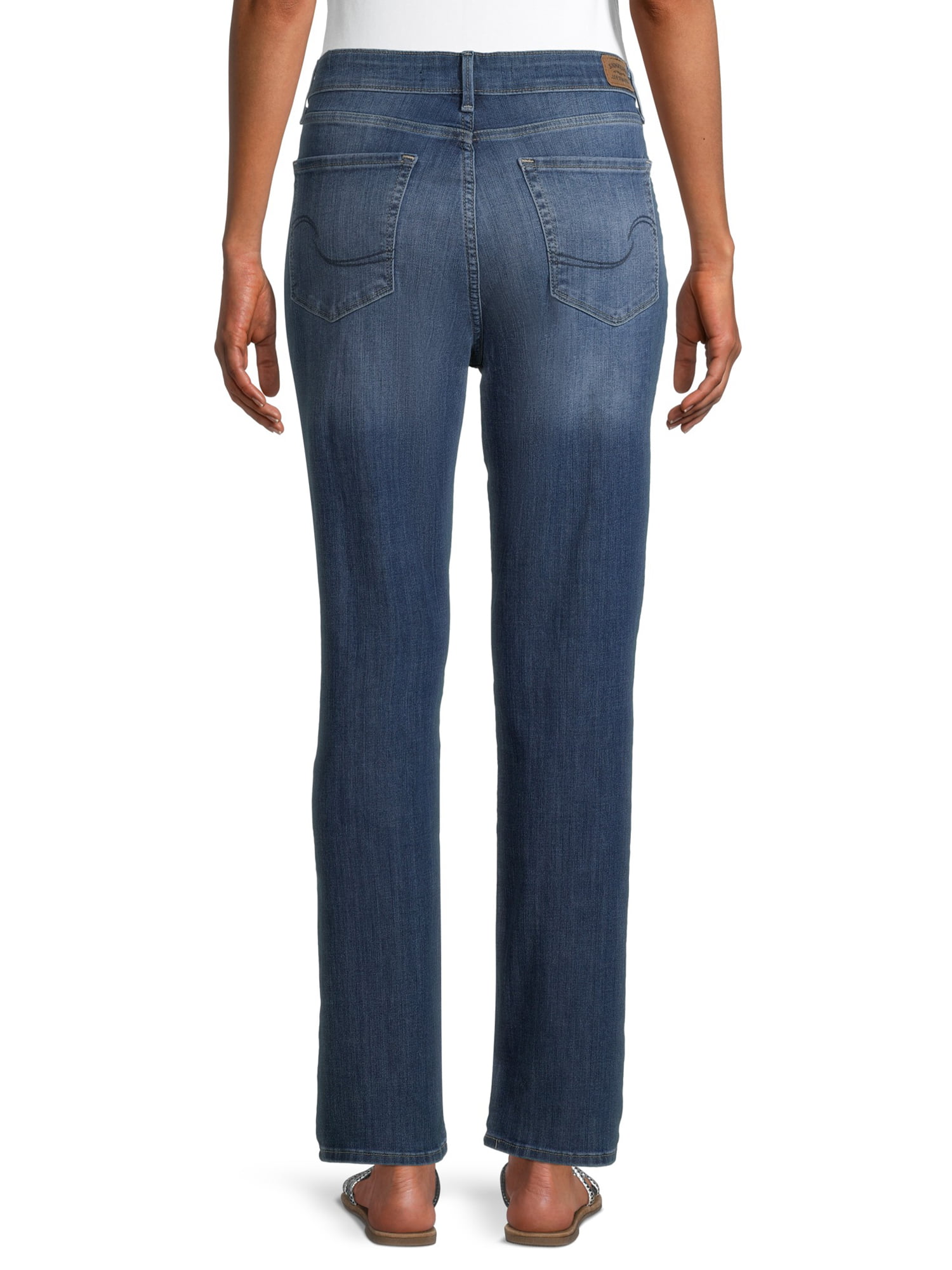 Signature by Levi Strauss & Co. Women's Shaping Mid Rise Slim Jeans -  