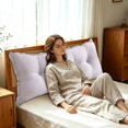 thumbnail image 6 of Wedge Cushion Headboard Reading Pillow Removable Cover, Bed Bedroom Positioning Support Bolster for Sofa Bed, Low Corner Backrest Cushion for Comfortable Rest, 6 of 7