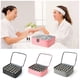 thumbnail image 3 of Yuarrent Estuche organizador de esmaltes de uñas, bolsa de maquillaje portátil, almacenamiento de viaje para manicurista, bolsa de maquillaje Almacenamiento y organización del hogar do, 3 of 6