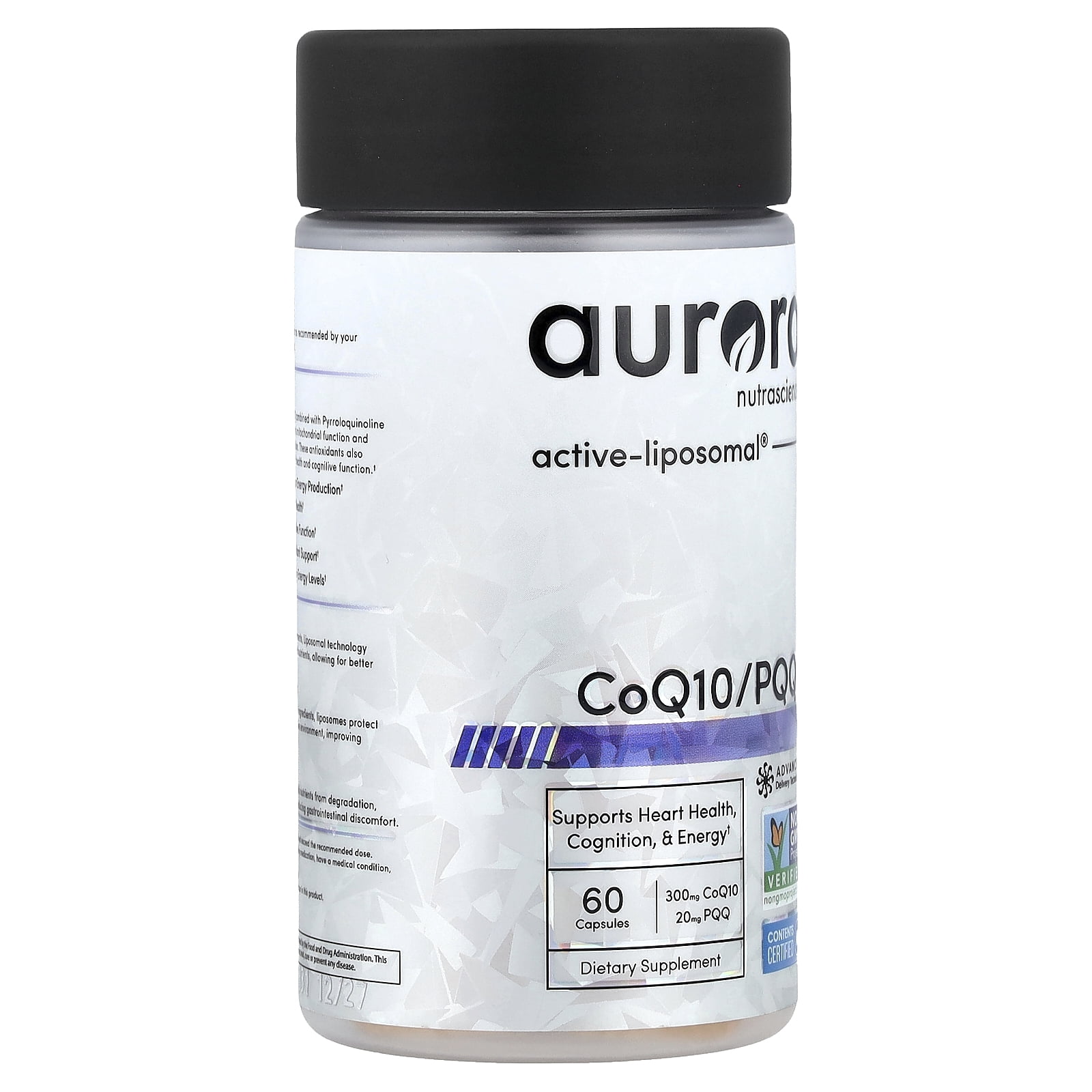 Aurora Nutrascience CoQ10 / PQQ, 60 Capsules