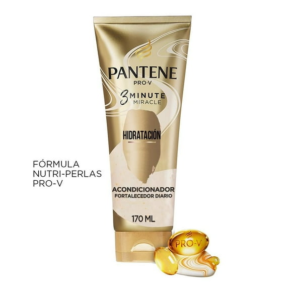 Acondicionador concentrado Pantene Pro-V Acondicionador Pantene Pro-V 3 Minute Miracle Hidrata Concentrado Diario 170 ml